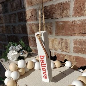 Believe Christmas ornament Christian Faith